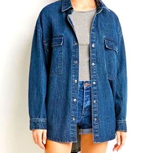 Forever 21 oversized Denim Shirt size small